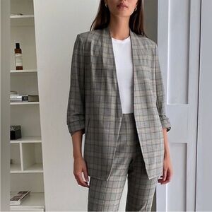Aritzia Babaton Power Check Blazer